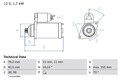 Anlasser Starter BOSCH 0 986 020 280 +127.87€ Pfand für LEON CADDY 8P1 OCTAVIA 5