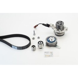 1x Wasserpumpe + Zahnriemensatz CONTINENTAL CTAM CT1168WP4 passend für AUDI