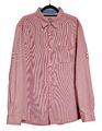 s.Oliver Herren Hemd Langarm rot kariert XXL Slim Fit
