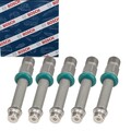 5x ORIGINAL BOSCH Einspritzventil für Audi 80 90 100 200 VW GOLF II