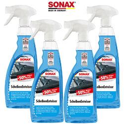 4x SONAX Scheibenenteiser Scheiben Enteiser Spray Enteiserspray 750ml