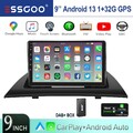 Android 14 Apple Carplay Autoradio GPS WIFI DAB+ Für BMW X3 E83 2006-2010 1+32GB
