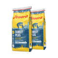 Josera Family Plus 2x12,5kg Trockenfutter zur Aufzucht+2Snack gratis!