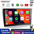 10" Android 13 Carplay Autoradio 2+32G Kam Für VW Passat B6 B7 CC 10-2015 GPS BT