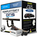 Anhängerkupplung ORIS abnehmbar für FORD C-Max +E-Satz Kit NEU