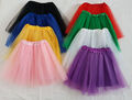 Tütü Tutu Ballettrock Tüll Tüllrock Tüll Rock Petticoat mit Innenrock Fasching 