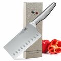 TURWHO 6,5 Zoll Hackmesser Cleaver Messer Deutschem Edelstahl Koch Küchenmesser