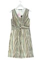 BETTY BARCLAY Empirekleid Damen Kleid Gr. DE 36 creme-türkis-braun Casual-Look
