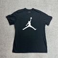AIR JORDAN NIKE Herren T-Shirt Gr. L Basketball Jumpman Logo 26512 Schwarz