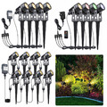 4/8er Gartenleuchte Set Gartenbeleuchtung LED Gartenstrahler Spotbeleuchtung DE