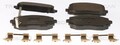 TRISCAN Bremsbelagsatz Scheibenbremse 8110 18017 für HYUNDAI KIA i10 1 PA CRDi