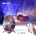 LED Sternenhimmel Projektor Dinosaurier Ei Galaxie Sternenprojektor Nachtlicht