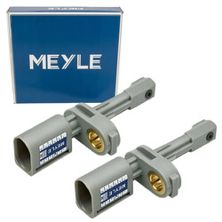 2x MEYLE ABS Sensor Raddrehzahl für VW GOLF 7 PASSAT B8 TOURAN A3 8V Q2 hinten
