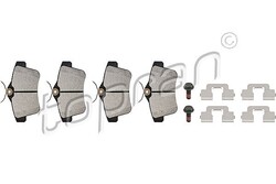 TOPRAN Bremsbelagsatz, Scheibenbremse Hinterachse u.a. für CITROËN, DS, PEUGEOTDie Nr.1* für Autoteile: Top-Preis-Leistungs-Verhältnis
