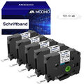 Schriftband für Brother P-Touch PT E100 H100R H105 D200 H300 1000 1010 1090 1230