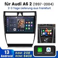 Für Audi A6 S6 Avant RS6 Autoradio Android 13 GPS Navi Carplay SWC DAB DSP 64GB