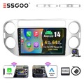 9 Zoll 4+64G Android 14 Carplay Autoradio GPS AHD Cam Für VW Tiguan 5N 2007-2016
