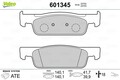 VALEO Bremsbelagsatz, Scheibenbremse 601345 für DACIA RENAULT SMART