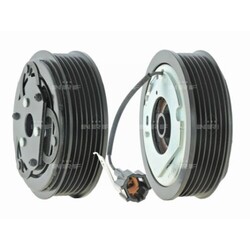 1x Magnetkupplung, Klimakompressor NRF 380074 passend für NISSAN