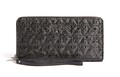 GUESS WESSEX Cheque Organizer Schwarz, Damen-Geldbörse Portemonnaie Wallet