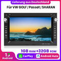 CarPlay 7" Android 13 Autoradio GPS Navi WiFi Für VW Polo Passat B5 Sharan T5 T4