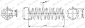 1x Fahrwerksfeder MONROE SPRINGS SP3517 für VOLVO S60 384 1 Bifuel LPG