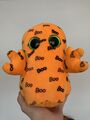 TY Halloween Beanie Boos GHOULIE 6 in Orange Ghost Plush Stuffed Animal Boo