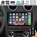 DAB+ 64GB Android 13 Carplay Autoradio GPS WIFI Für Audi A3 S3 RS3 8V 8P 2003-12