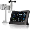 BRESSER WIFI ClearView Wetterstation mit 7-in-1 Sensor + gratis Batterien