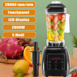 2000W Standmixer mit 1,8L Glasbehälter Blender Smoothie Maker Mixer Ice Crusher