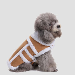 Hundemantel Wintermantel Warmer Hundejacke Fleece Weste Kleidung für Kleine Hund
