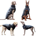 Großer Hund Tuch Reflektierend Warm Gepolstert Haustier Winter Weste Jacke für