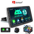 Autoradio 1 DIN Android Apple Carplay Mit 10.1" Bildschirm USB Bluetooth +Kamera