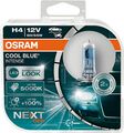 Osram H4 Cool Blue Next Generation, Xenon Optik,5000K,55 Watt Coolblue,Xenonlok 
