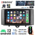 DAB 32G Android 13 CarPlay Autoradio GPS RDS BT KAM Für Smart Fortwo 451 2010-15