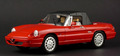 Alfa Romeo Spider rot Revell Metall  1:18 Die-Cast  Modellauto Vitrinenmodell
