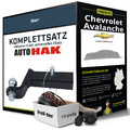 Für CHEVROLET Avalanche Anhängerkupplung starr +eSatz 13pol uni 00-13 NEU