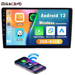 Apple CarPlay Android 13 Autoradio 9" Doppel 2DIN mit GPS Navigation WiFi BT 64G