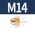 Hutmutter Messing Metrisch DIN 1587 Muttern M3 M4 M5 M6 M8 M10 M12 M14 M16 ~ M20