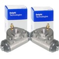 2x DELPHI RADBREMSZYLINDER 19mm passend für FIAT CINQUECENTO PANDA SEICENTO