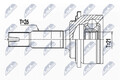 Gelenksatz Antriebswelle NTY NPZ-TY-104 für TOYOTA YARIS KSP130_ KSP130 VVTi