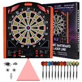 WINMAX Dart-Scheibe Elektronisch mit 12 Soft Pfeile E-Dartboard Profi Dartspiel