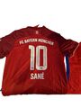 FC Bayern Home Trikot 2021/22 | Leroy Sané 10 | Gr. L | Meister FIFA World Champ