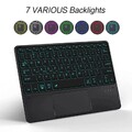 Für Amazon Fire HD 10 Max 11 Gen QWERTZ Beleuchtete Touchpad Tastatur Maus Hülle