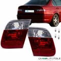 SET RÜCKLEUCHTEN INNEN ROT WEISS für BMW 3er E46 Limousine 01-05 FACELIFT+BIRNEN