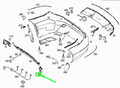 Neu Mercedes-Benz C W204 Stoßstangenhalter hinten links A2048851365