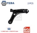 181377 LINKS RECHTS QUERLENKER SATZ VORNE NIEDRIGER FEBI BILSTEIN 2PCS NEU