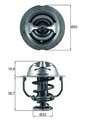 MAHLE TX 200 90D Thermostat, Kühlmittel für VW Kühlung