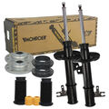 2x MONROE Stossdämpfer + Service-Kit + Domlager Vorne für OPEL VETRA C