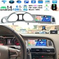 6+128GB DAB+ Android 14 CarPlay Für Audi A6 C6 4F MMI 2G 2005-2009 Autoradio GPS